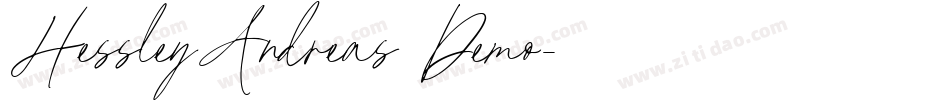 HessleyAndreas Demo字体转换